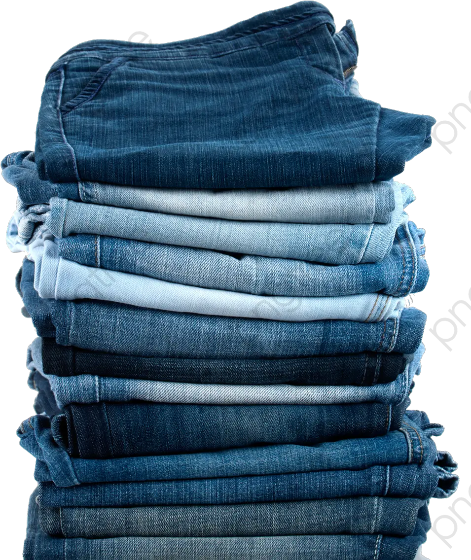 Stack Of Folded Jeans