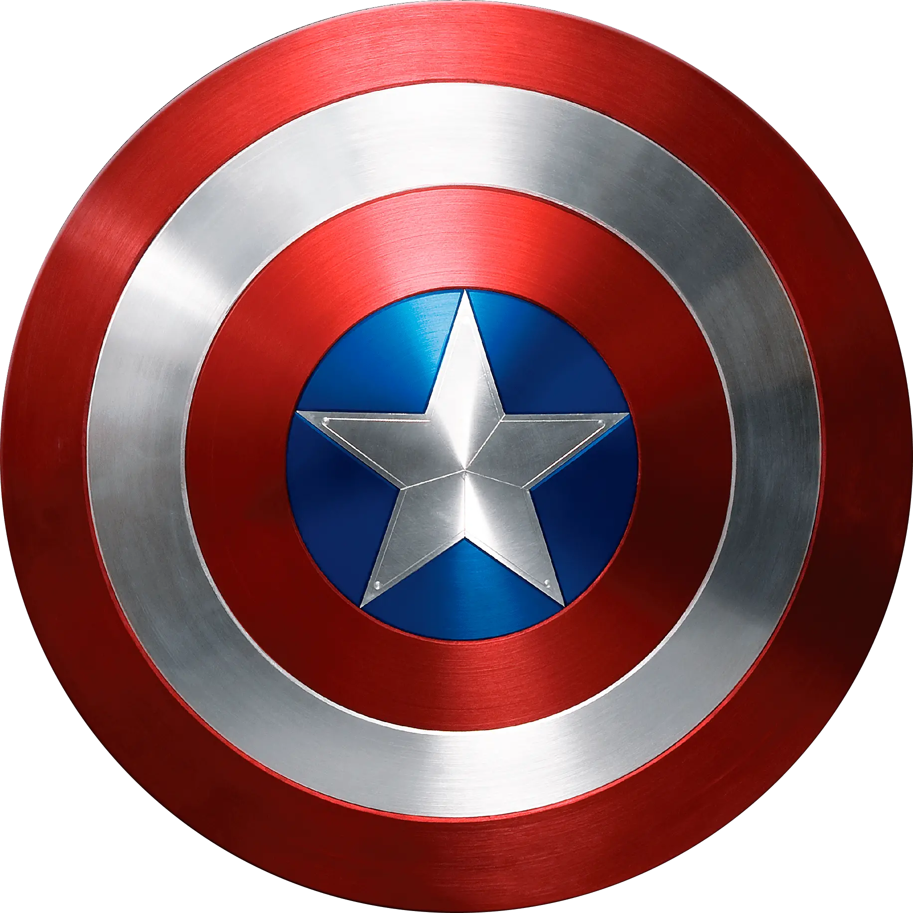 Captain America Photorealistic Shield High Resolution Captain America Shield Logo