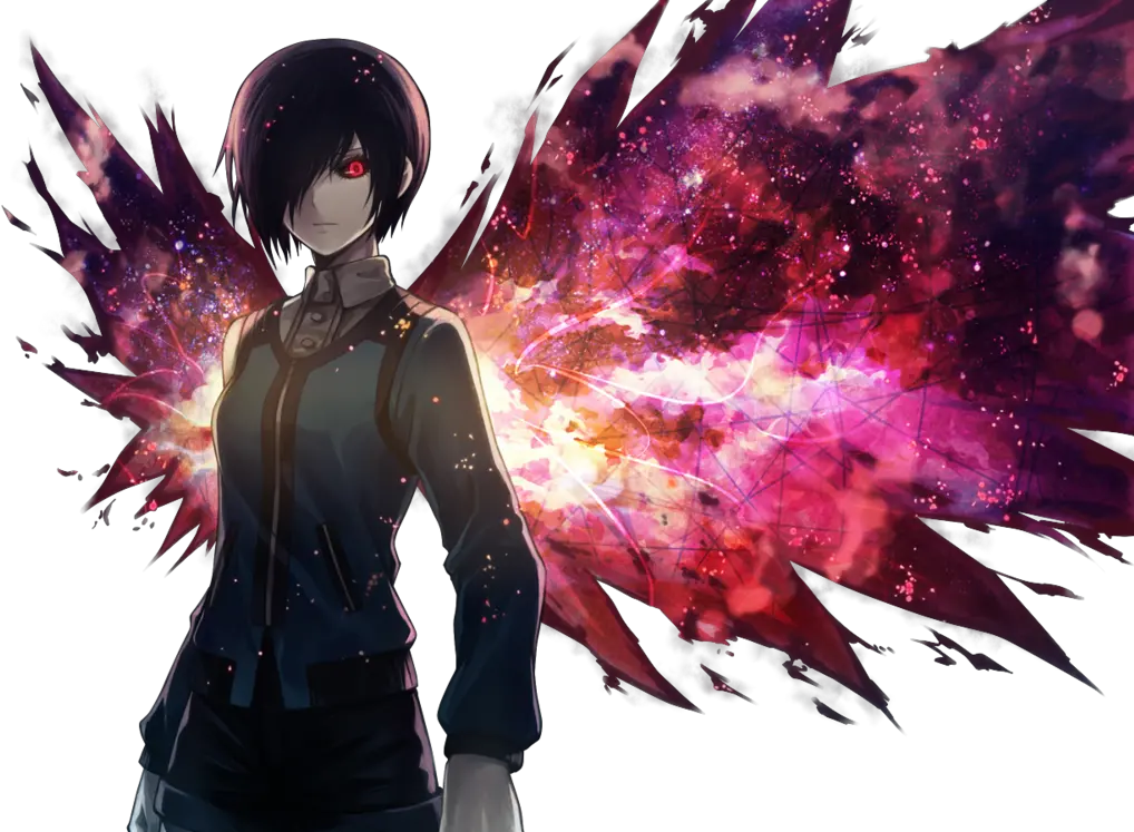 toukakirishima touka kirishima kirishimatouka kagune Touka Tokyo Ghoul