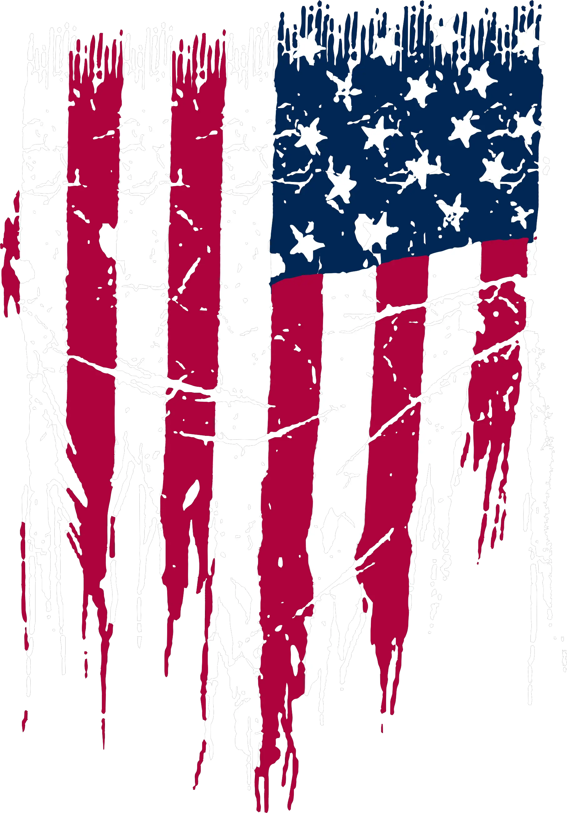 Distressed American Flag Png