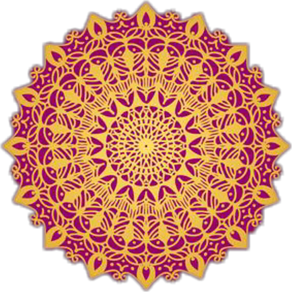 Transparent Flower Lace Png Mandala Design Free Vector