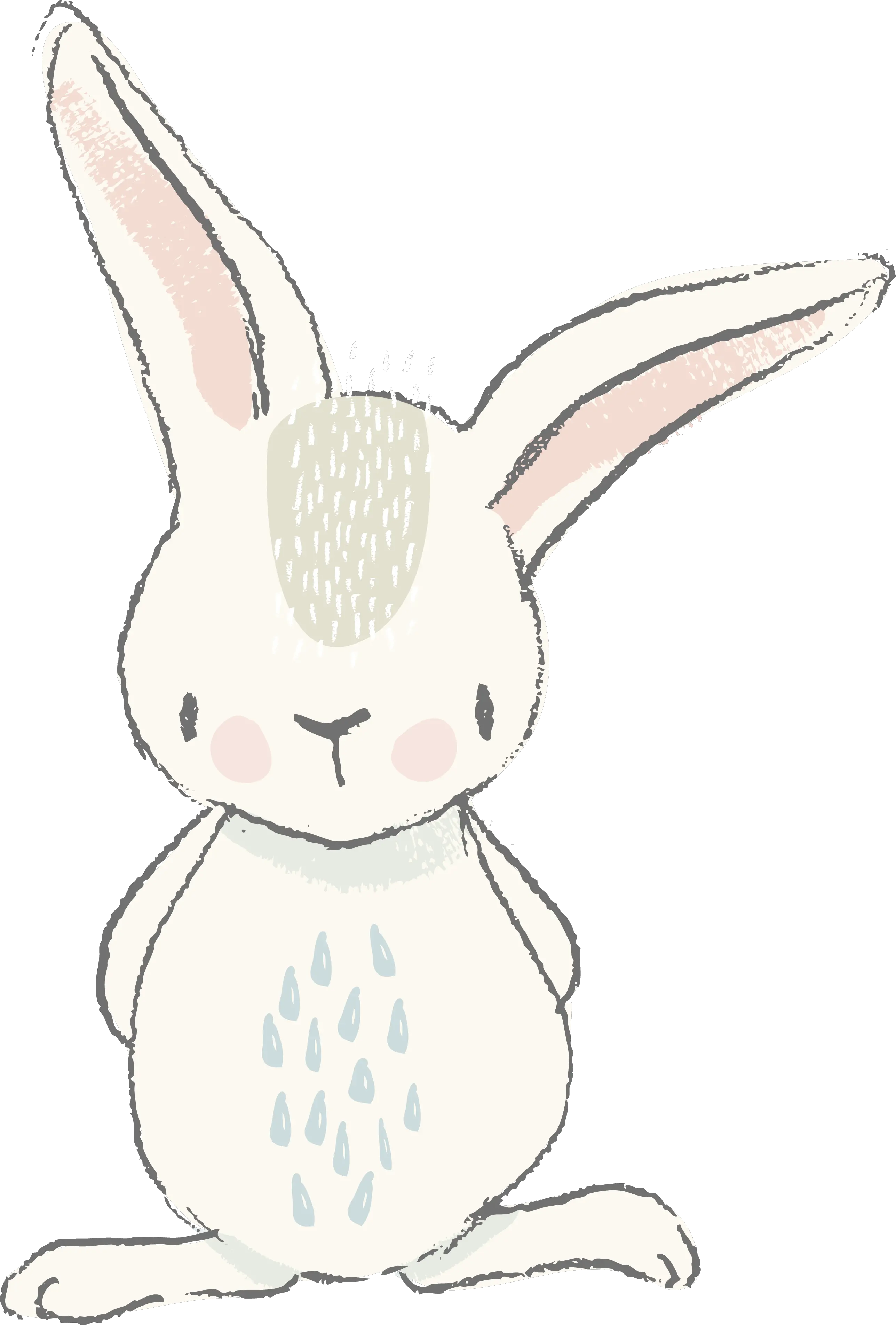 Transparent Easter Bunny Clipart Free Watercolor Bunny Clipart