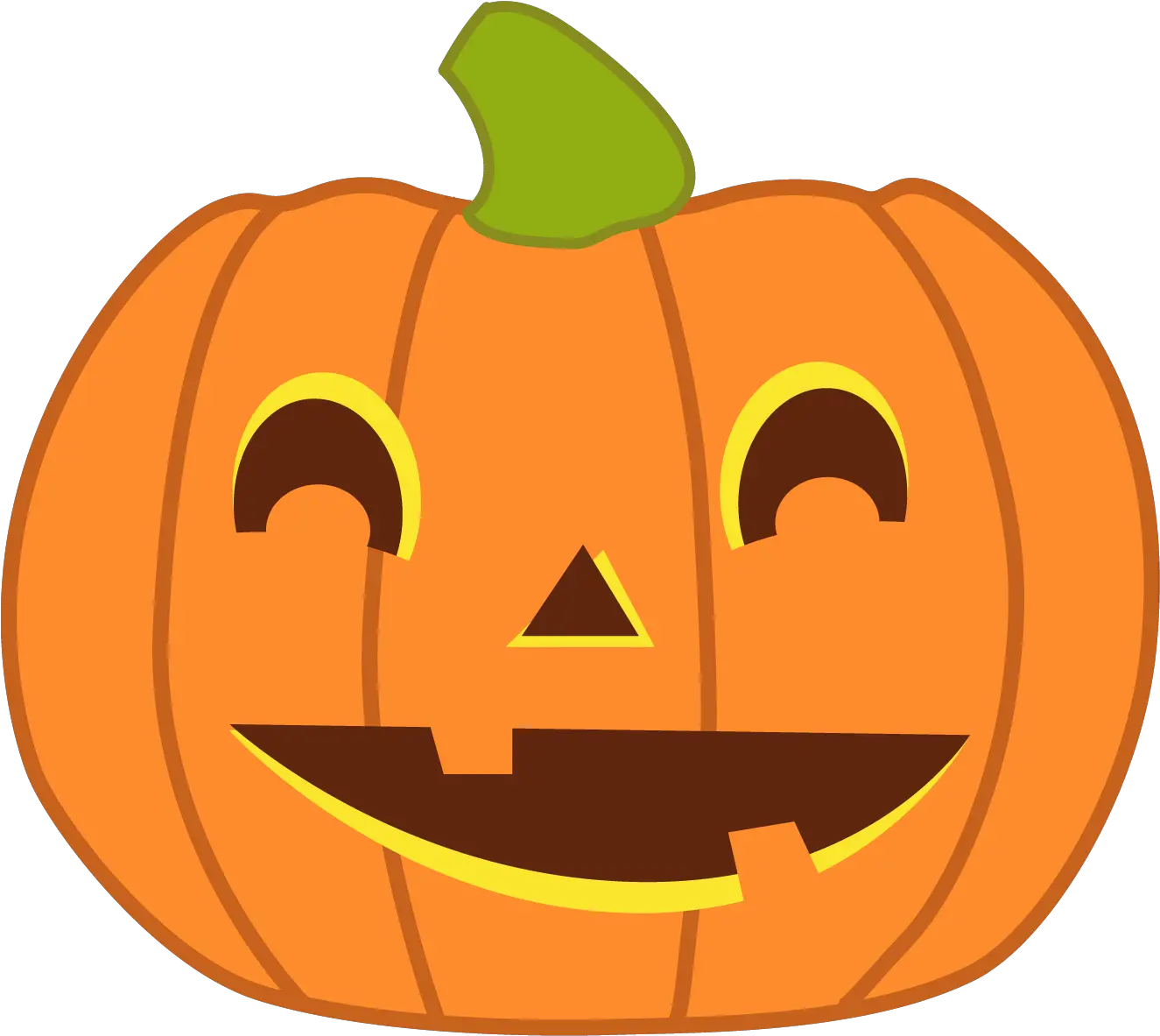 Transparent Background Halloween Pumpkin Clipart