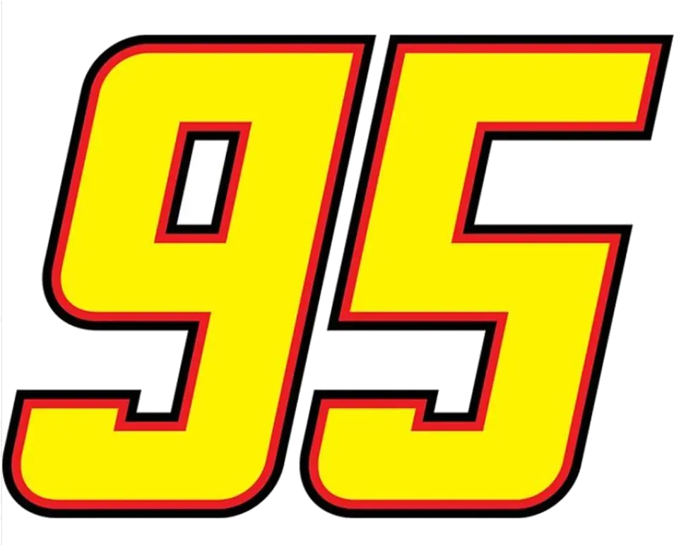 Lightning Mcqueen 95 Nascar On Nbc Ka-chow Mattdracings Matt Dibenedetto Number 95