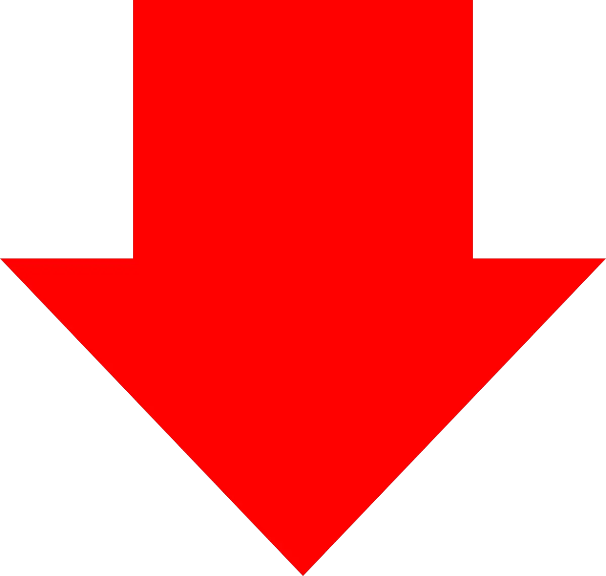 Red Down Arrow Png Down Red Arrow Png