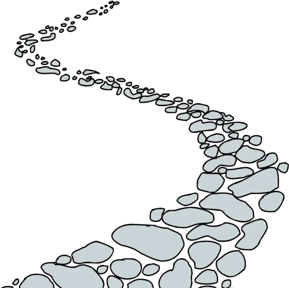 Cartoon Clip Art Curved Mountain Transprent Png Ⓒ Stone Path Cartoon