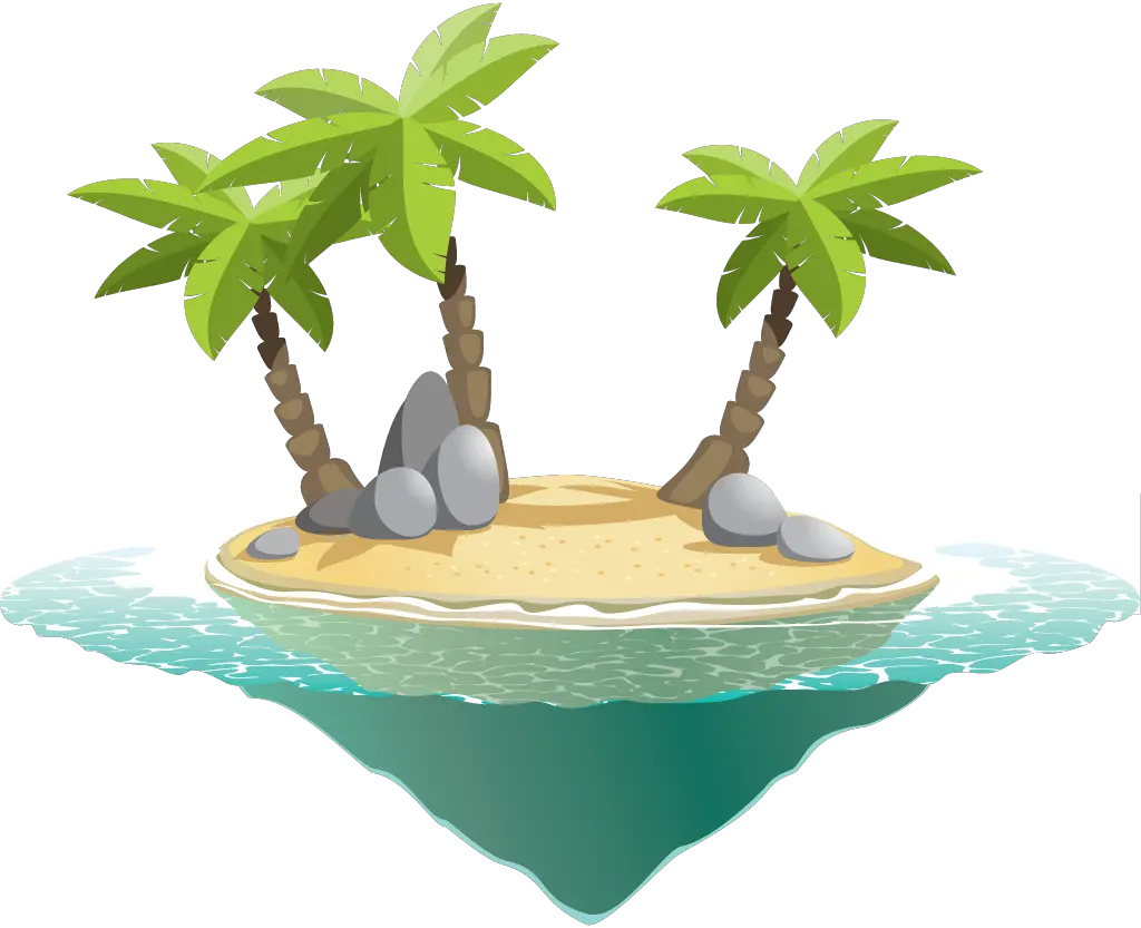 Deserted Tropical Island Png Island Transparent Background