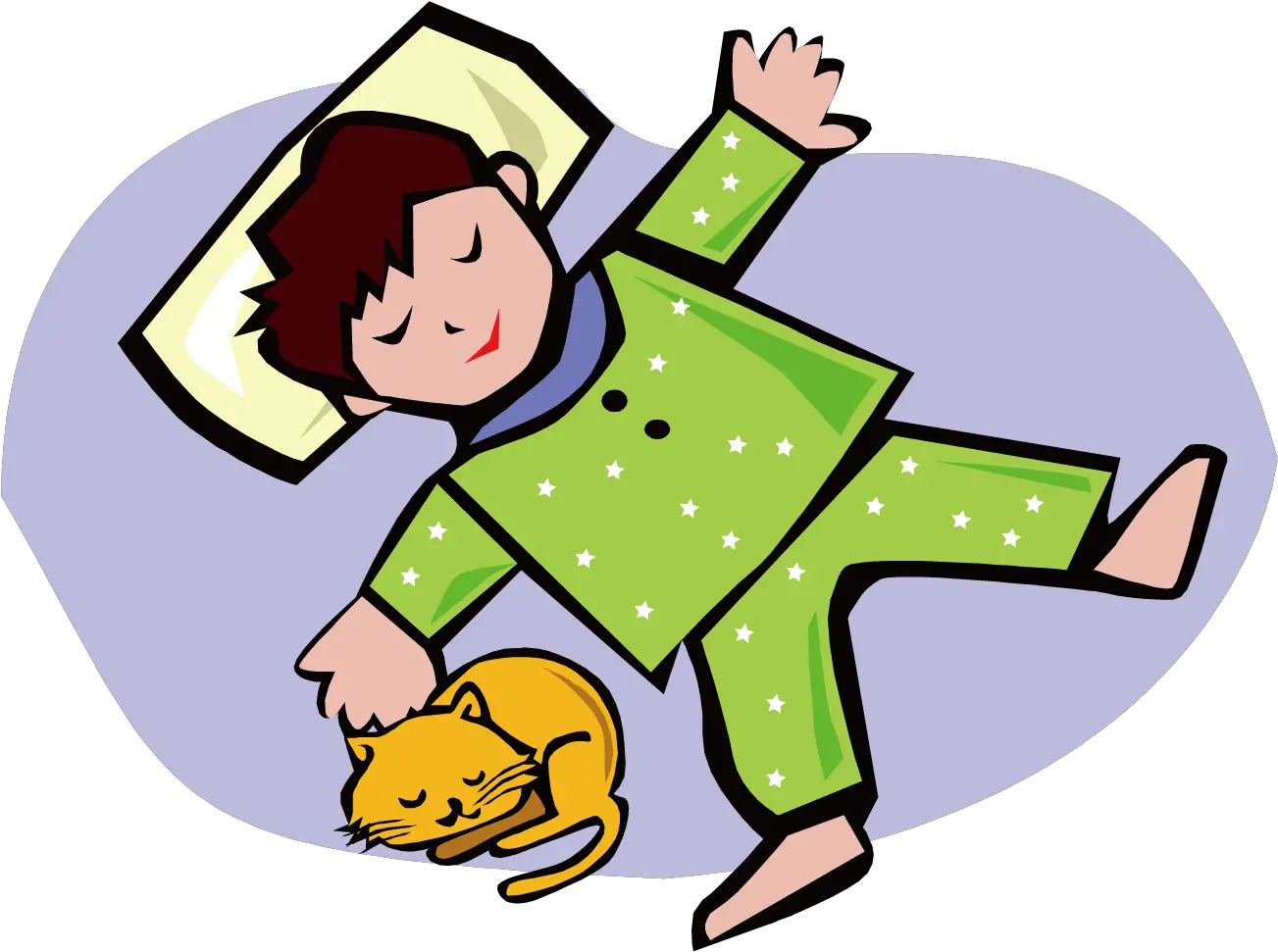 Child Sleep Clip Art Kids Sleeping Animated