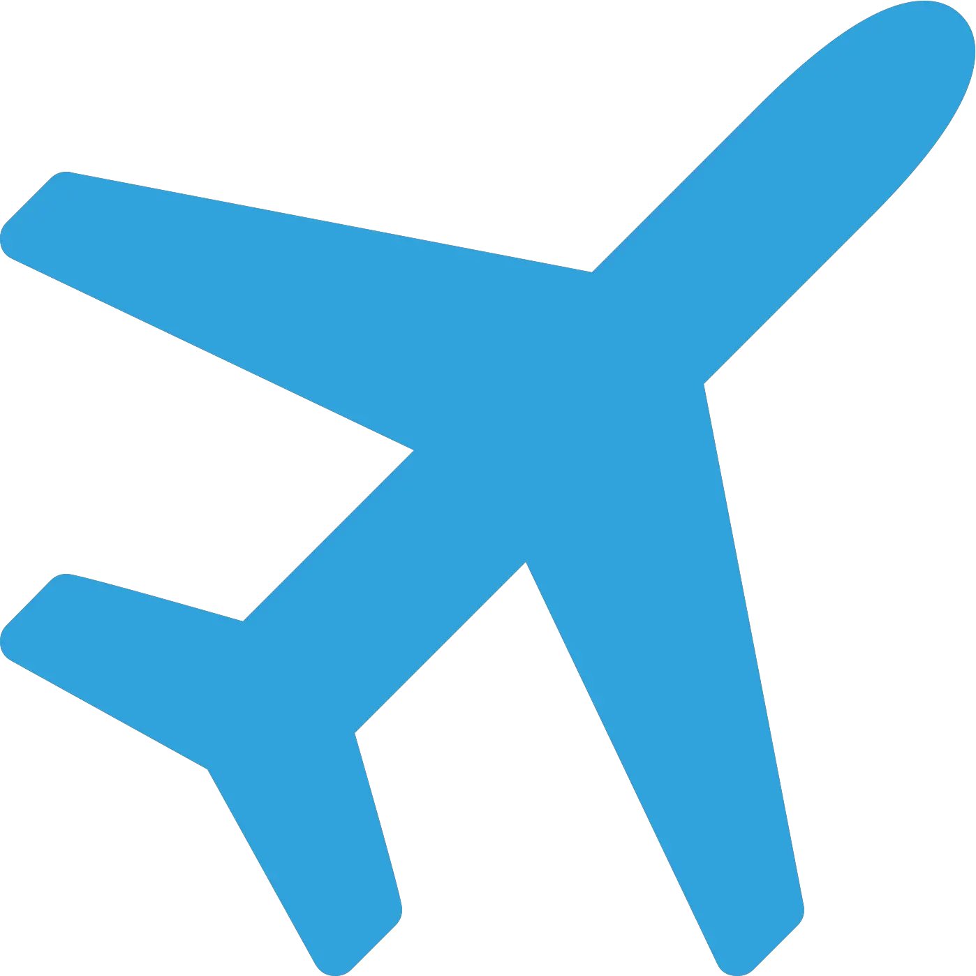 Transparent Airplane Icon Png Blue Airplane Icon Png