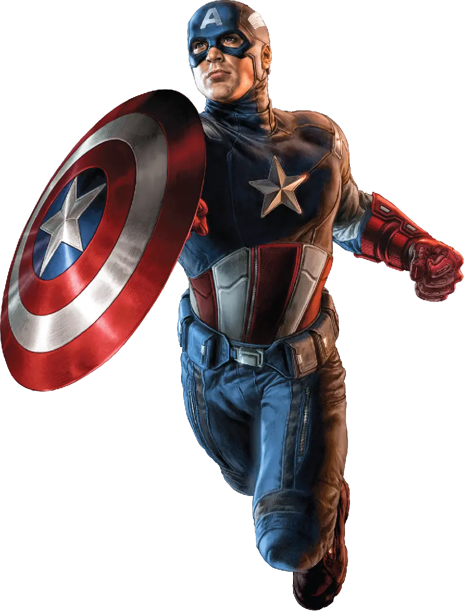 Transparent Captain America Clipart