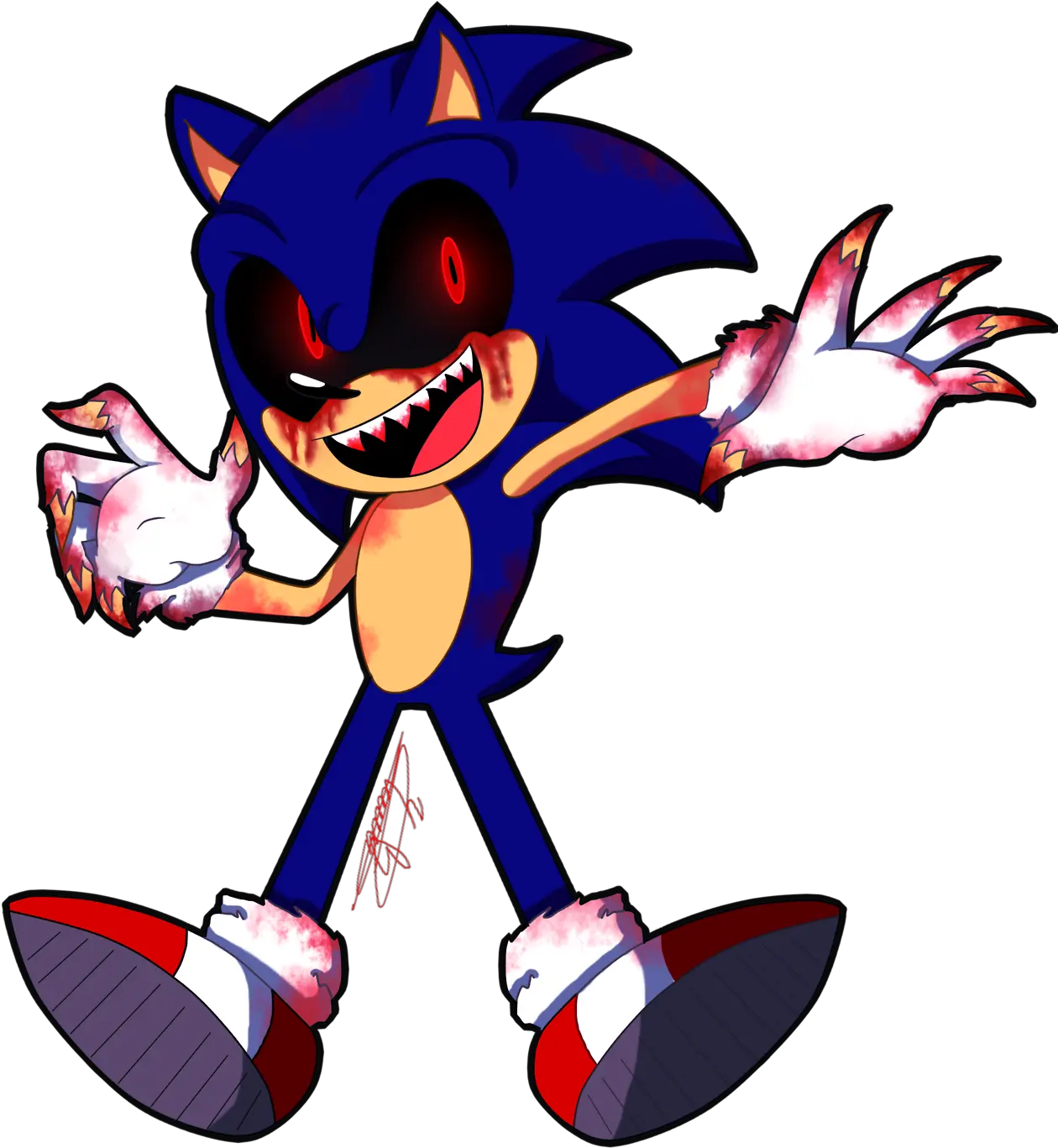 Transparent Ten Lords A Leaping Clipart Sonic Exe Art Png
