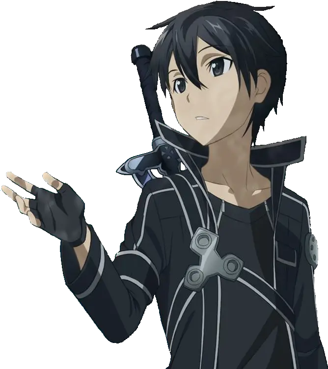 Transparent Anime Pngs Kirito Png Transparent