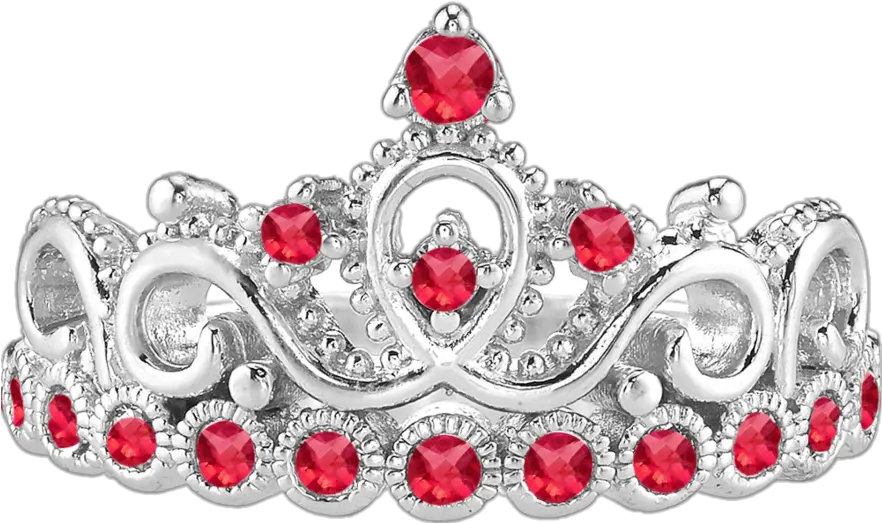 Ruby Princess Crown Ring