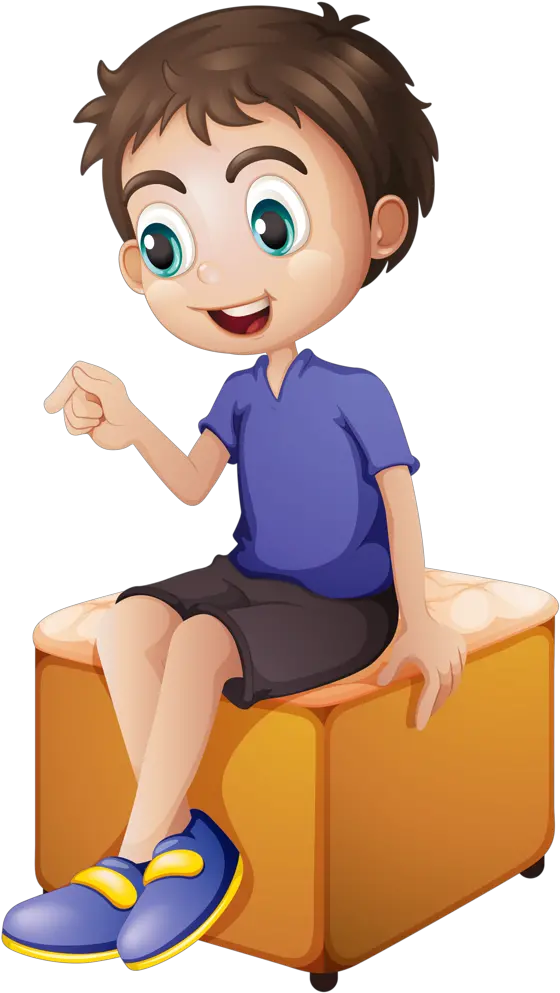 Pen Clipart Boy Boy Sitting On Chair Clipart