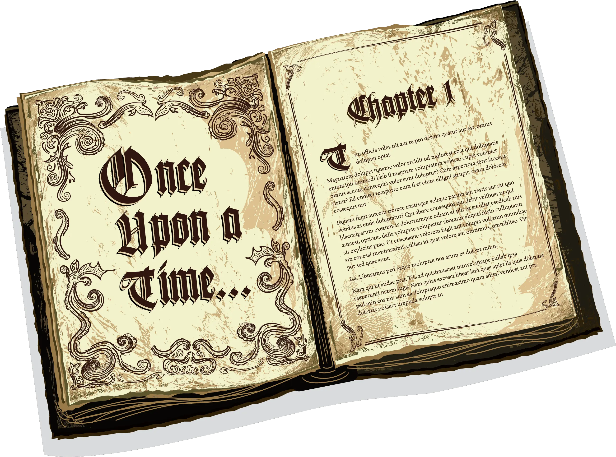 Story Book Png Fairy Tale Open Book