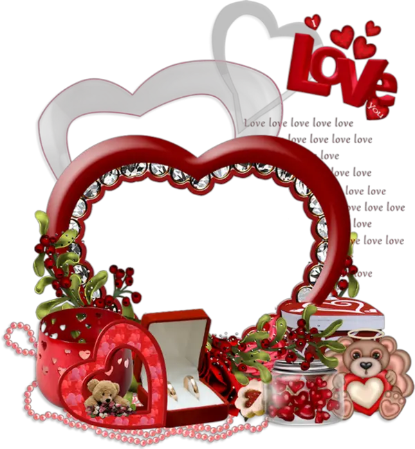 ♥ Cadre St Valentin Png