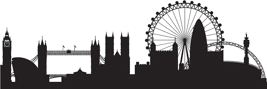 Silhouette London Skyline Drawing