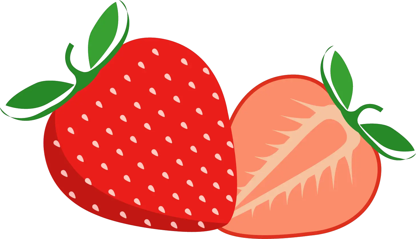 Strawberry Detailed Draw Png Strawberry Clipart Transparent Background