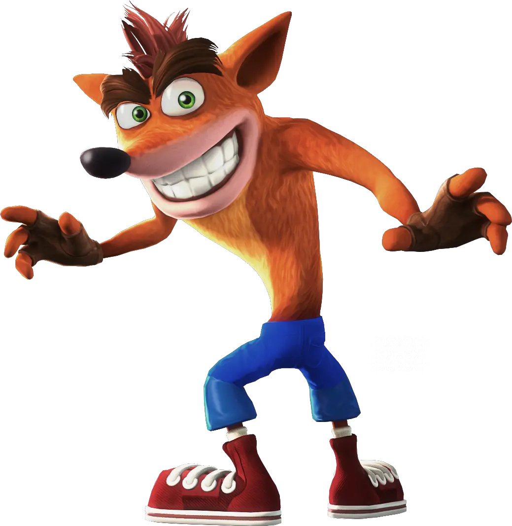 Smash Ultimate Crash Bandicoot Render