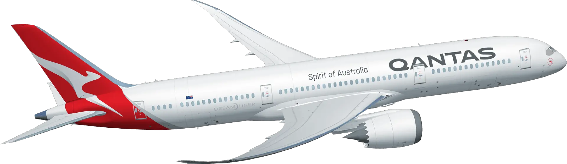 Qantas Plane Free Png Image Qantas Plane Transparent Background