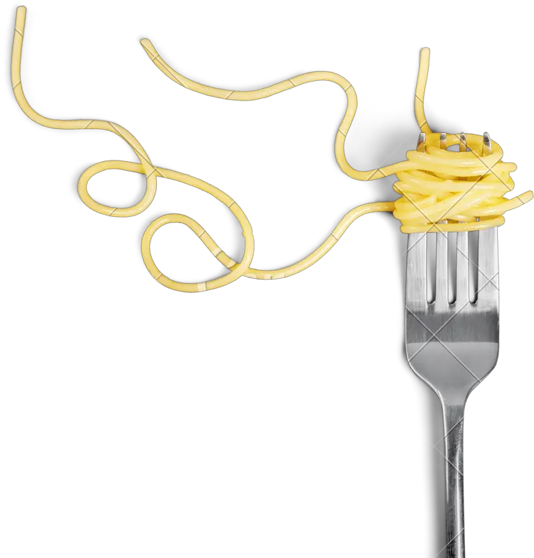 Spaghetti On Fork Png Fork In Pasta Png