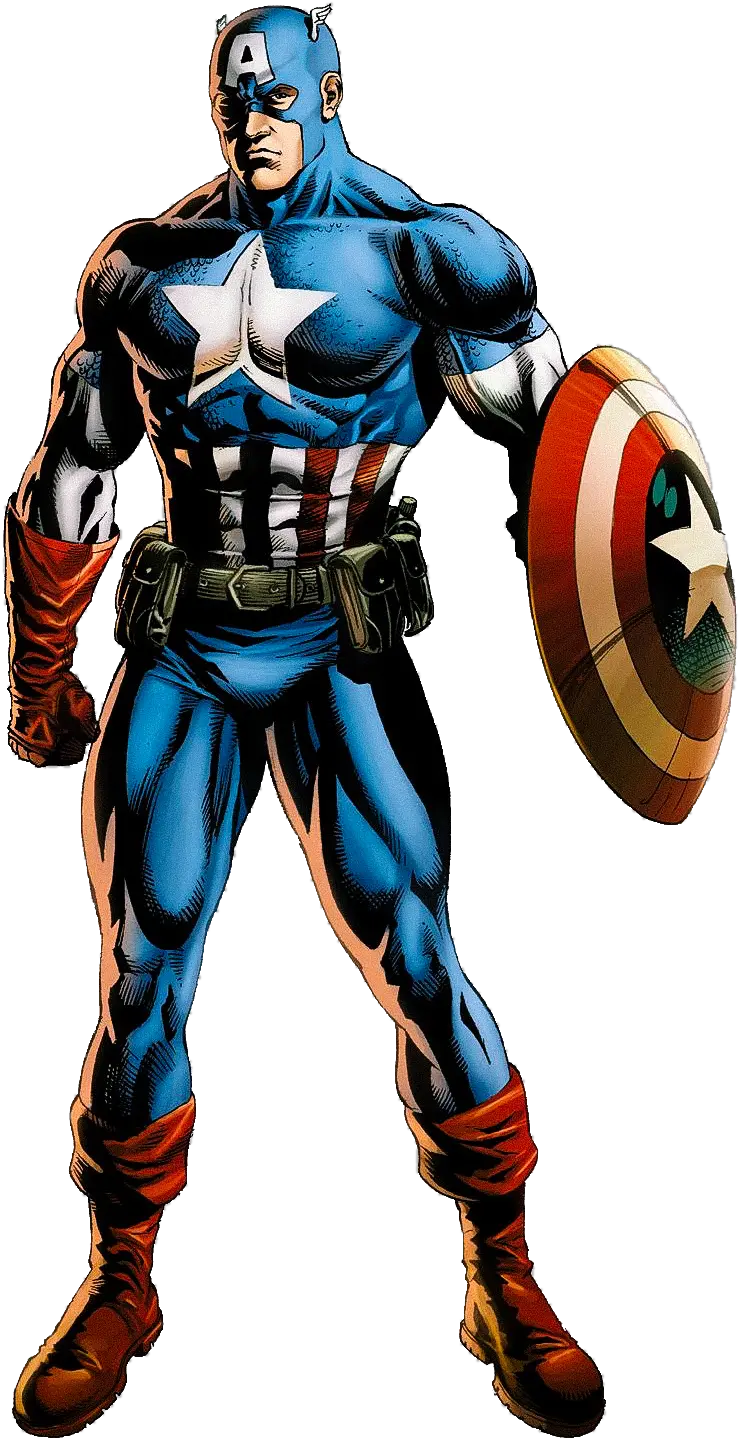 Transparent Comic Captain America