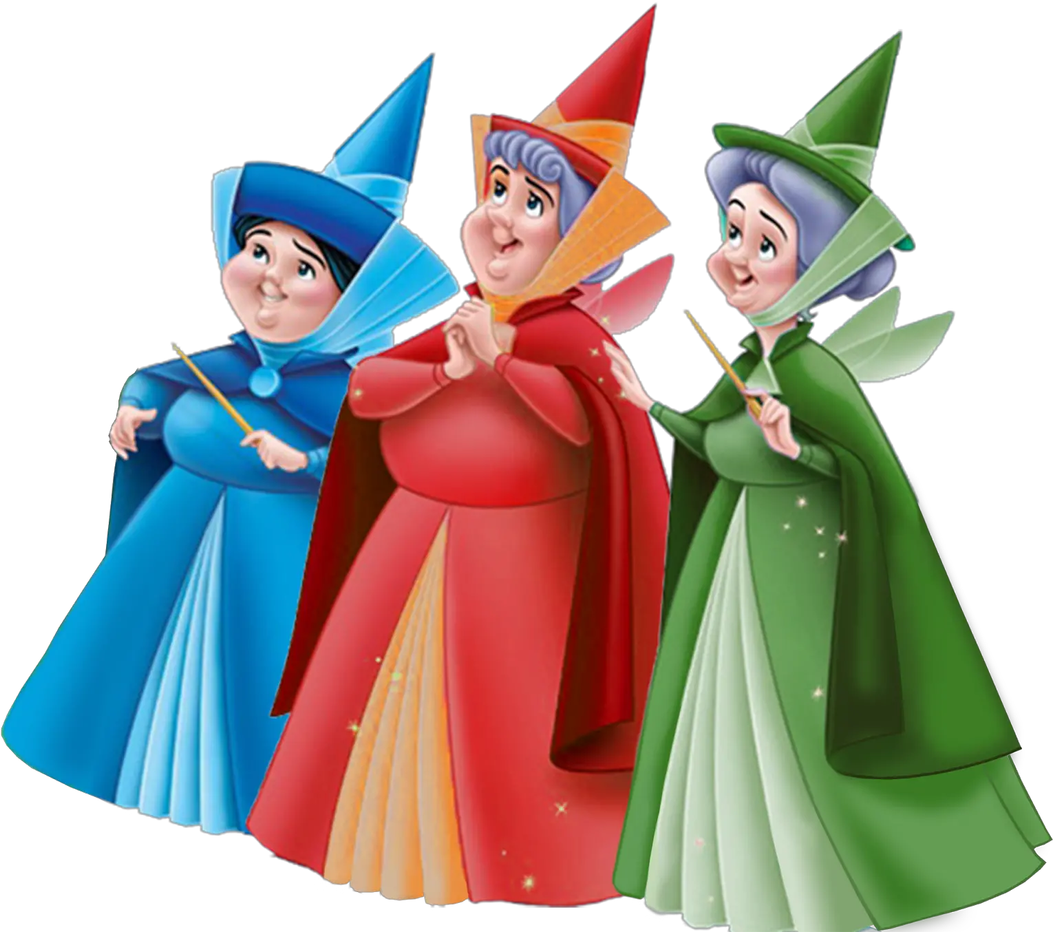 Sleeping Beauty Fairy Godmothers Png