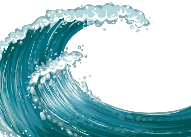 Ocean Wave Clipart Transparent Background Png Boat On Waves Clipart