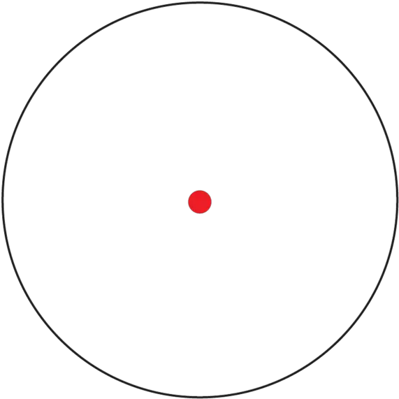 Red Dot Reticle Png White Circle Logo Png