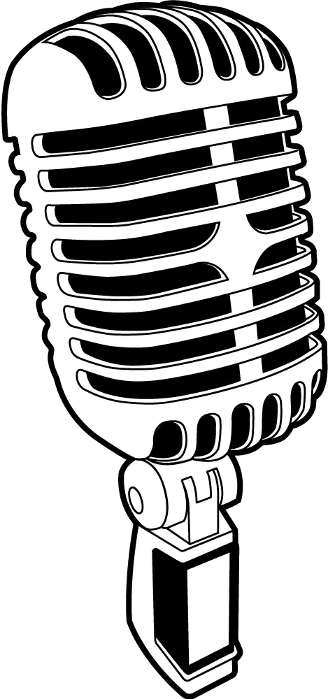 Microphone Vintage Vector Png