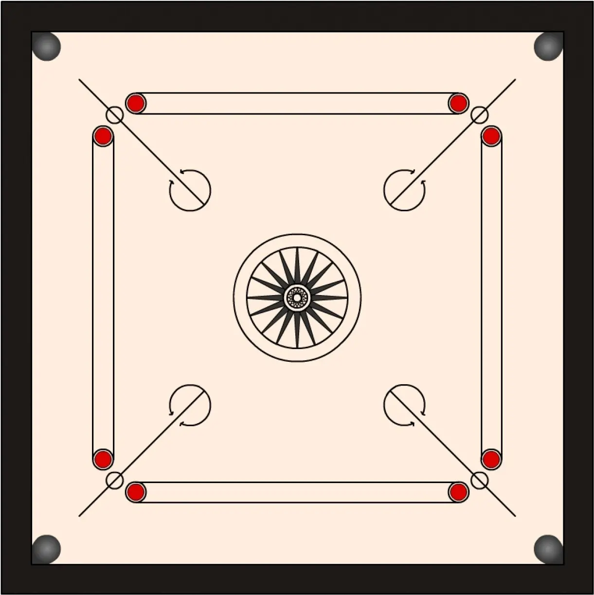 Carrom Board Png Clipart High Resolution Carrom Board