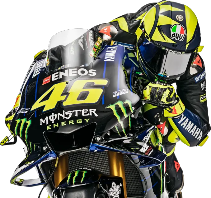 Monster Energy Yamaha Motogp Valentino Rossi 2019 Png