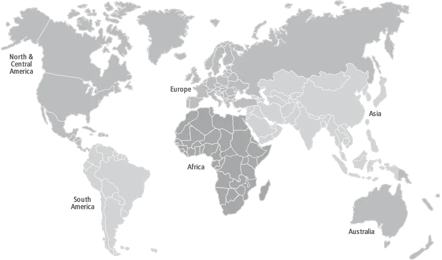 Bauer Sales Partner Worldwide Thailand In World Map Transparent