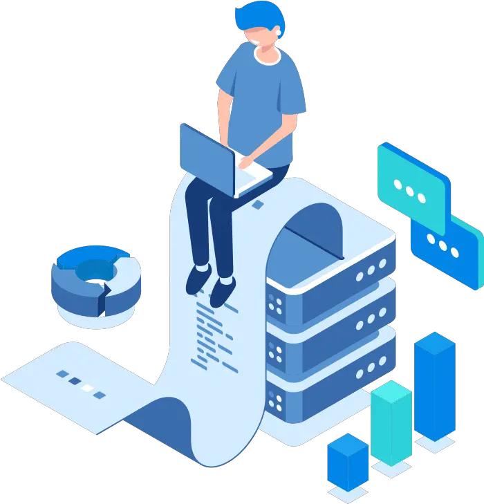 Financial Data Processing Icon