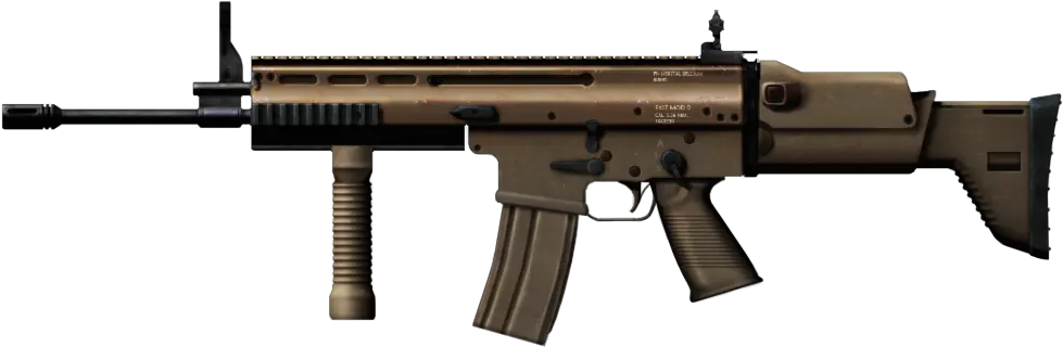 Scar Assault Rifle Png Scar Gun Transparent Background