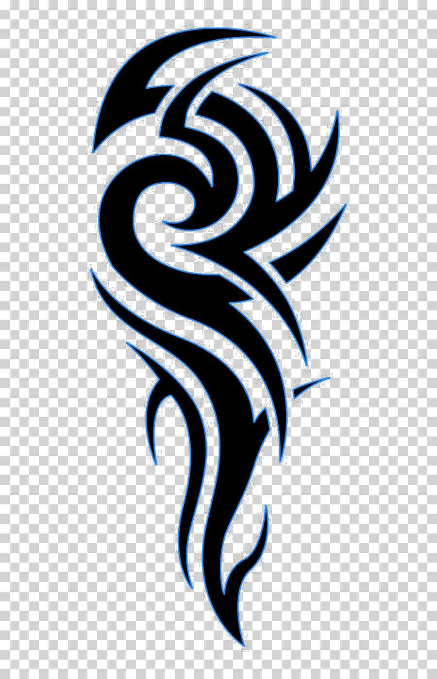 Black tattoo PNG