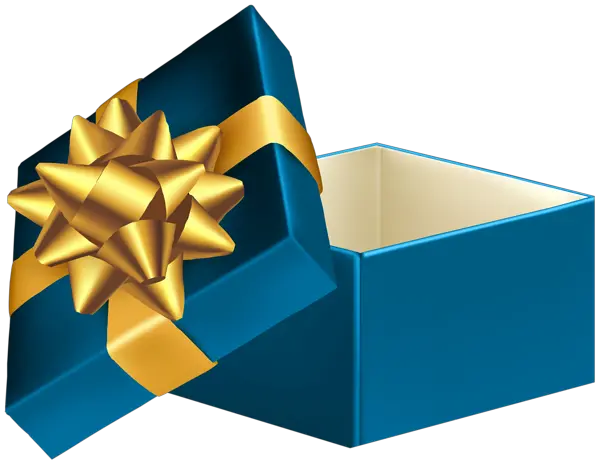 open gift box PNG