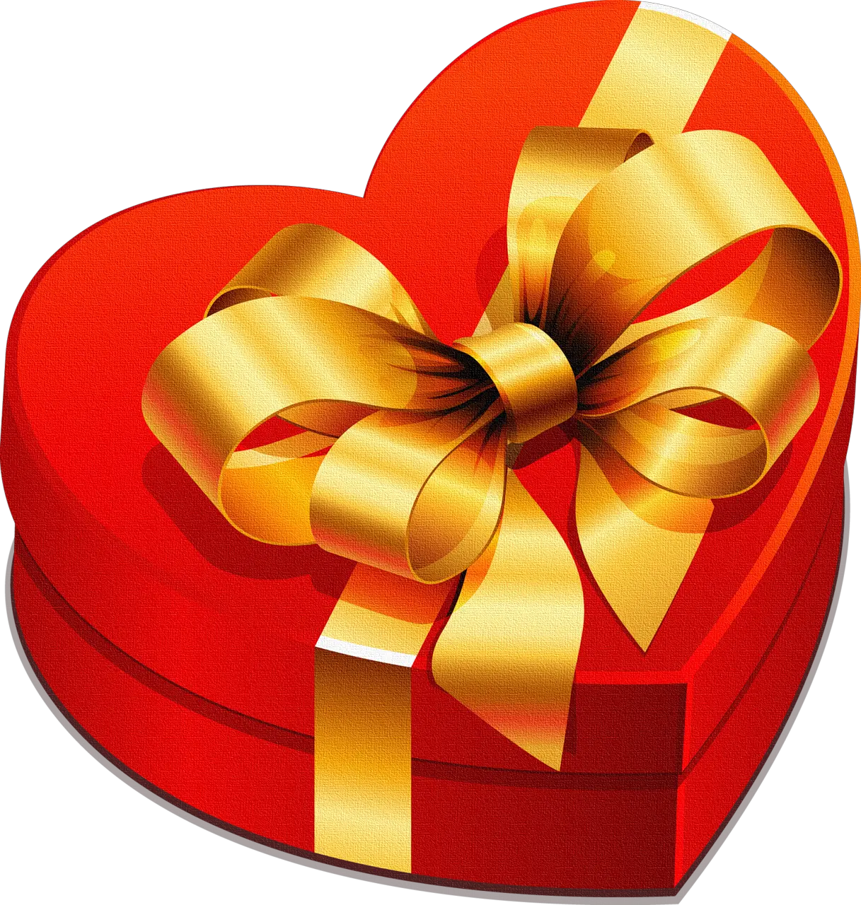 heart gift box PNG image