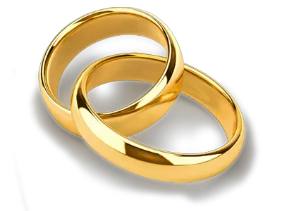 Wedding rings PNG