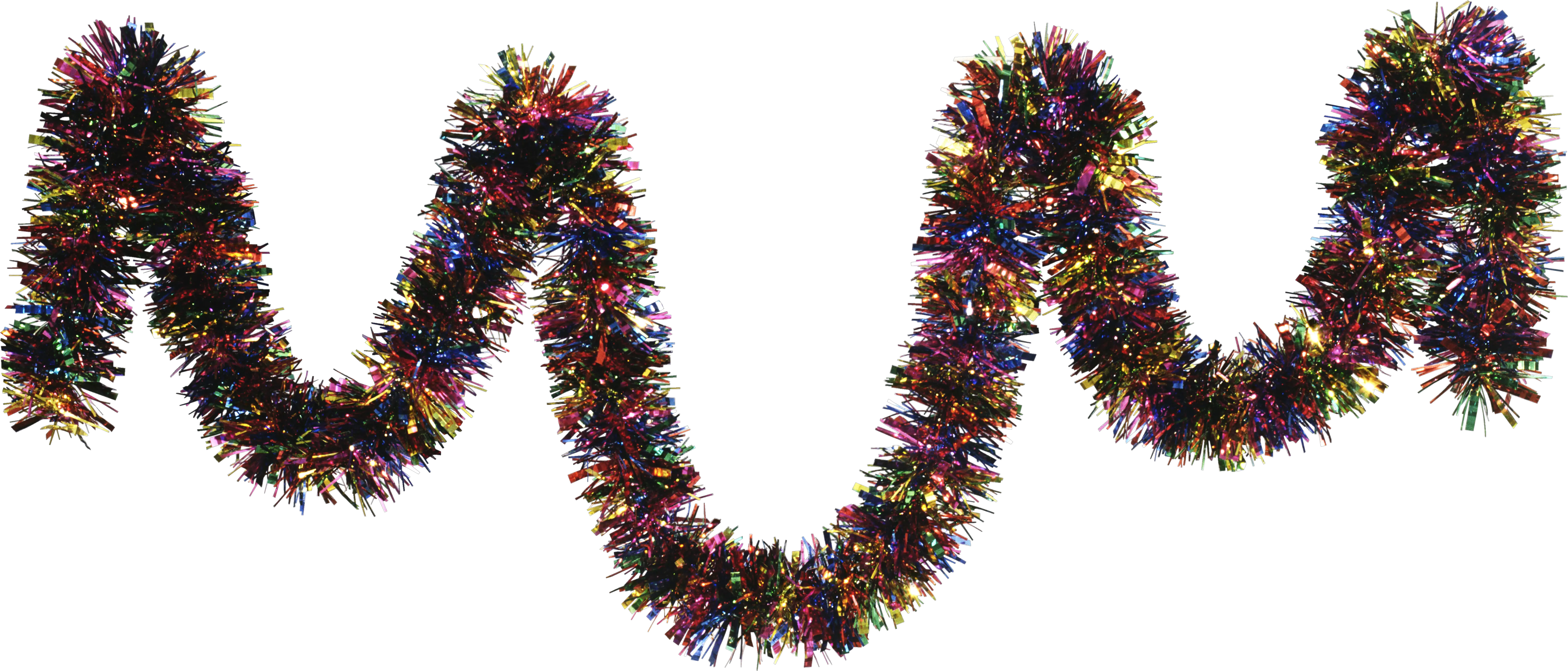 Christmas tinsel PNG