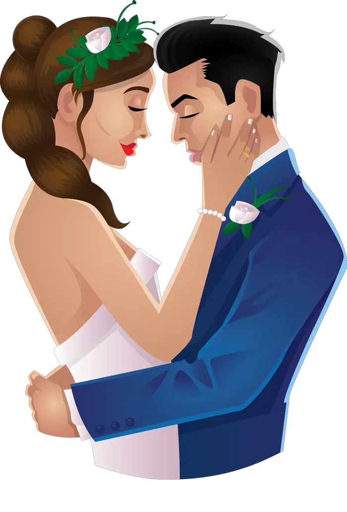 Wedding couple PNG