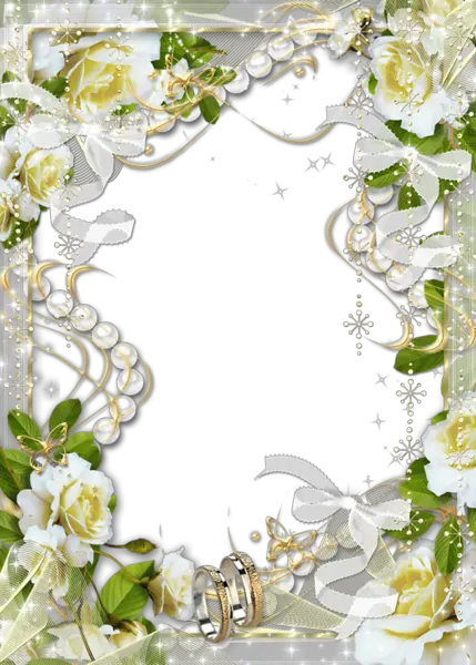 Wedding frame PNG