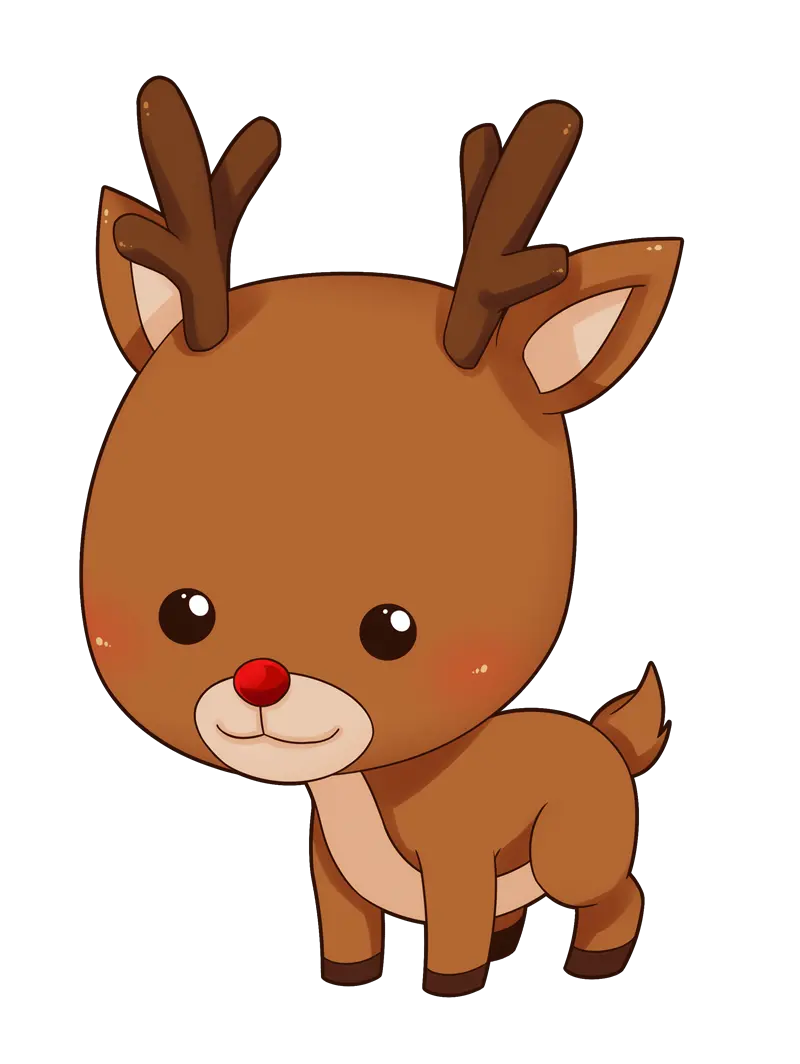 Santa Clauss reindeer PNG