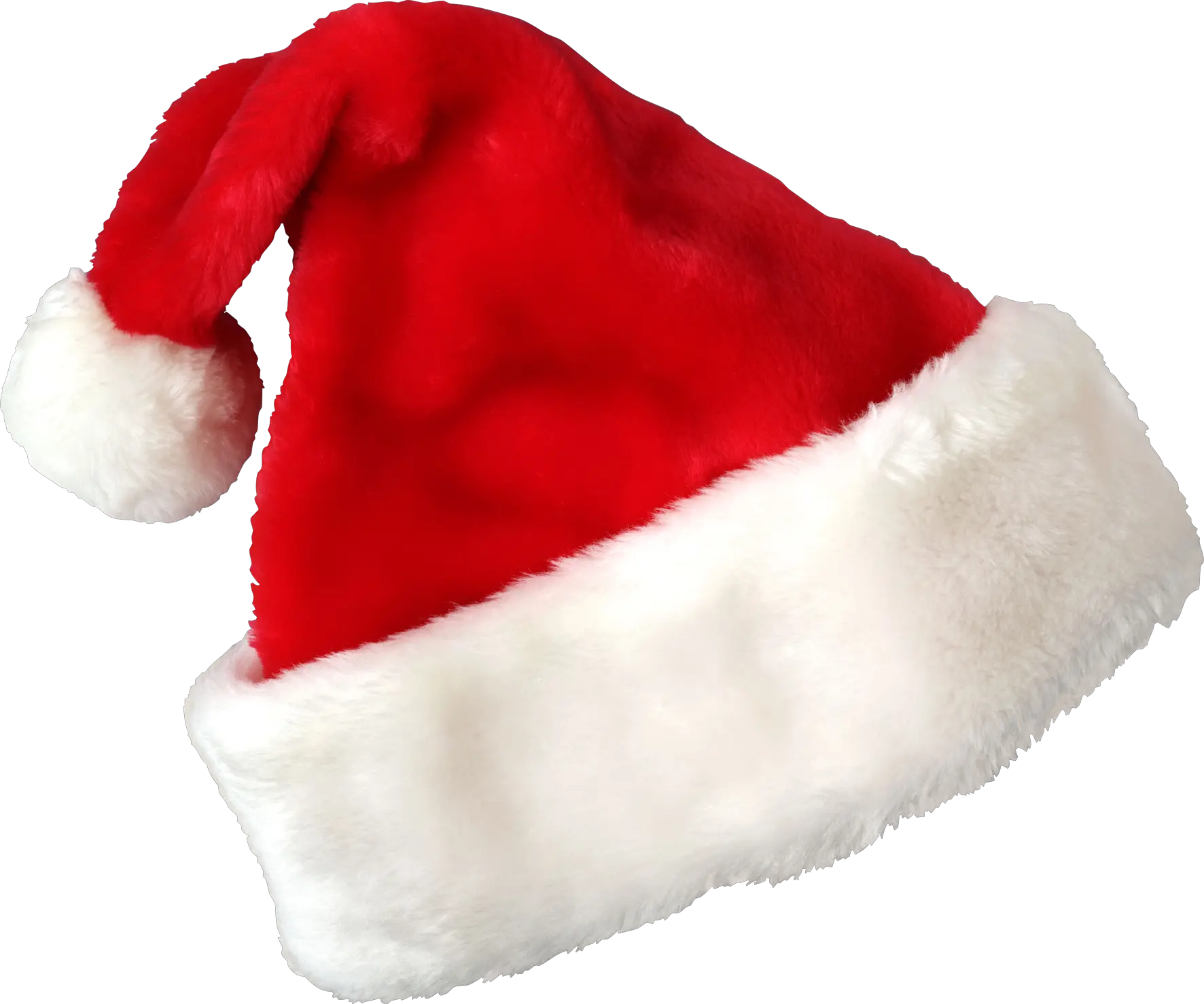 Christmas Santa Claus red hat PNG image