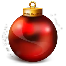 Christmas ball toy PNG image