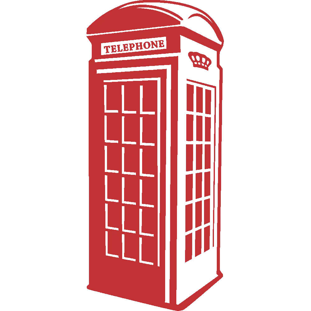 England London telephone booth PNG