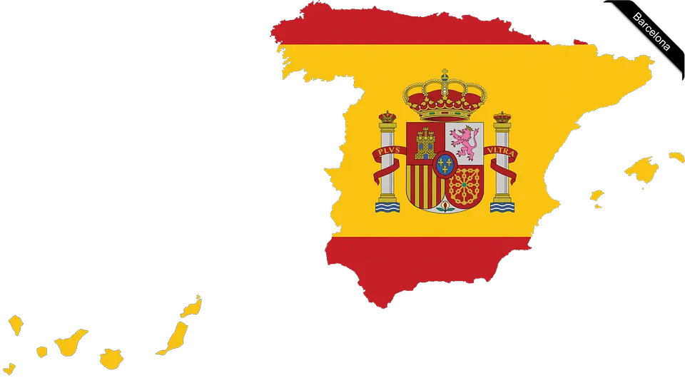 Spain map PNG
