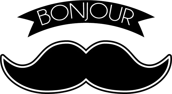 France moustache PNG