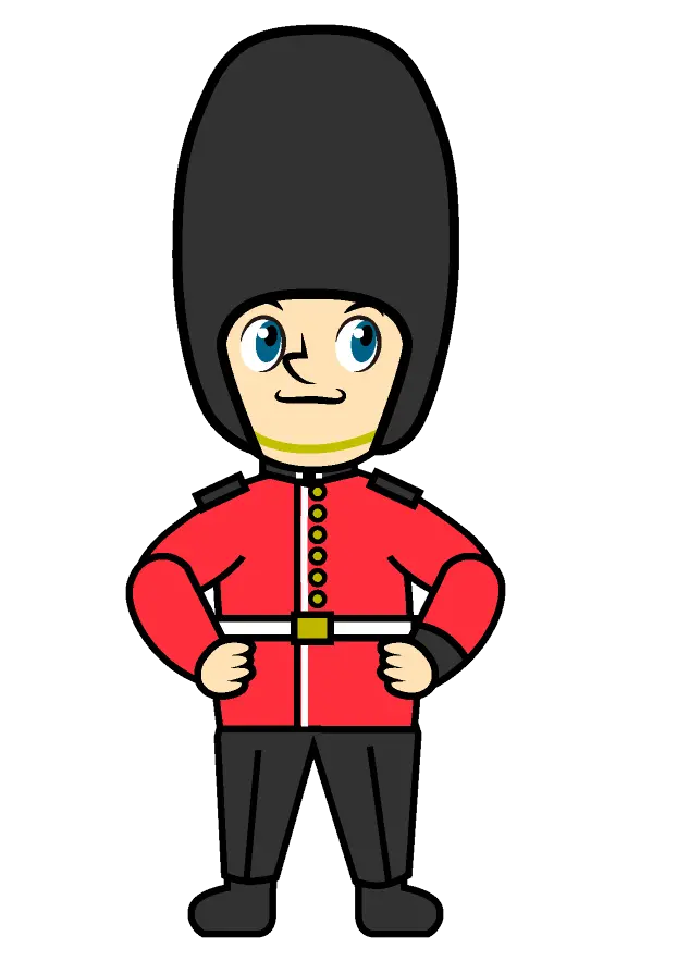 England London soldier PNG