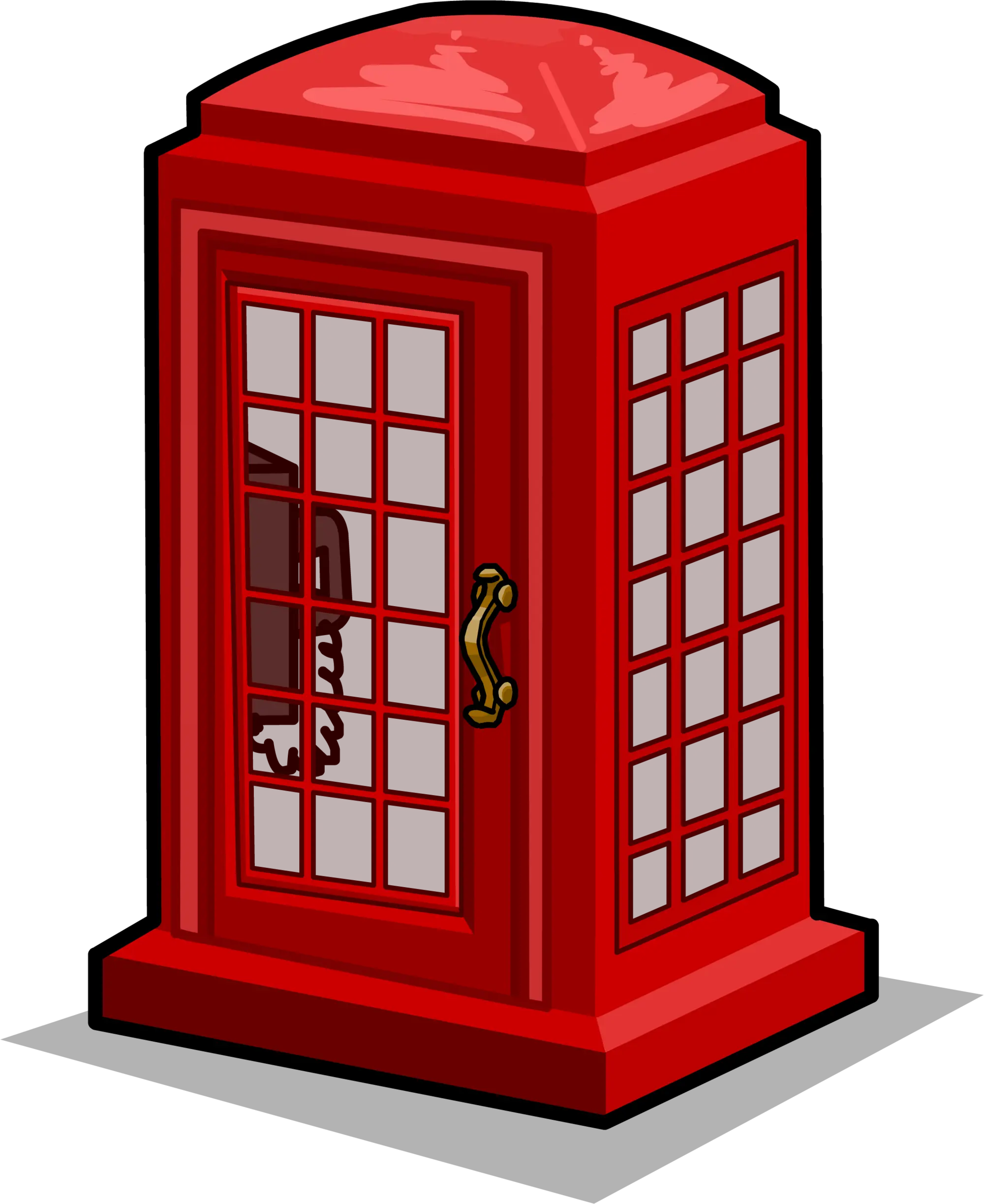 England London telephone booth PNG